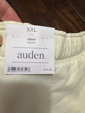 Auden Cozy Fleece Shorts in Cream